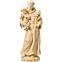 S. António de Pádua em madeira esculpida à mão | Bergland Shop