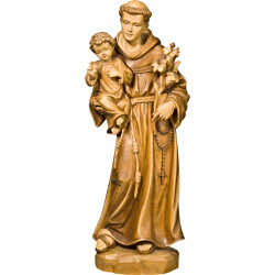 Hl. Antonius von Padua aus Holz geschnitzt | Bergland Shop