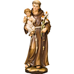 S. Antonio da Padova in legno scolpito a mano | Bergland Shop