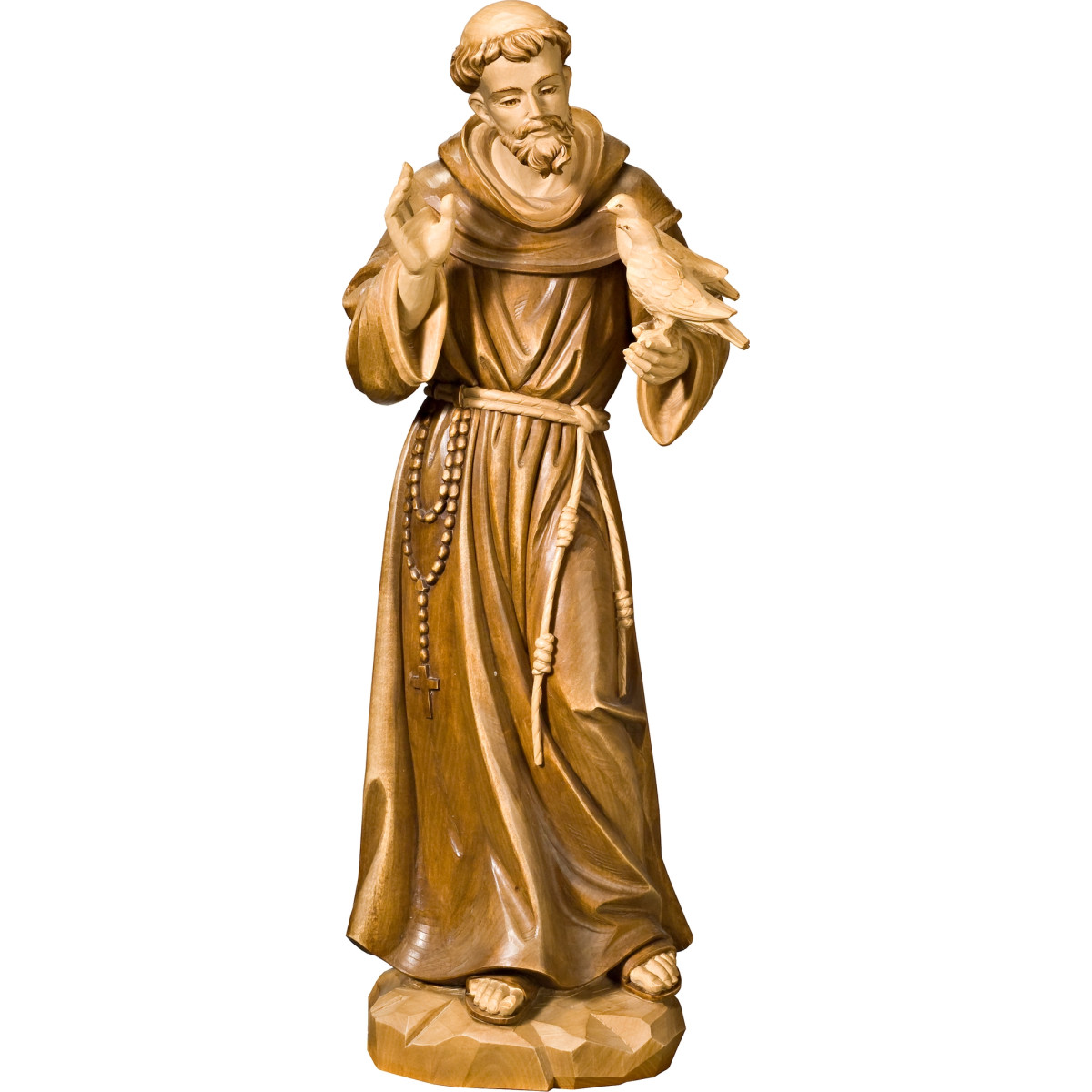 Hl. Franz von Assisi Holzstatue | Bergland Shop