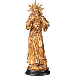 Hl. Franziskus von Assisi mit Tauben und Gloriose