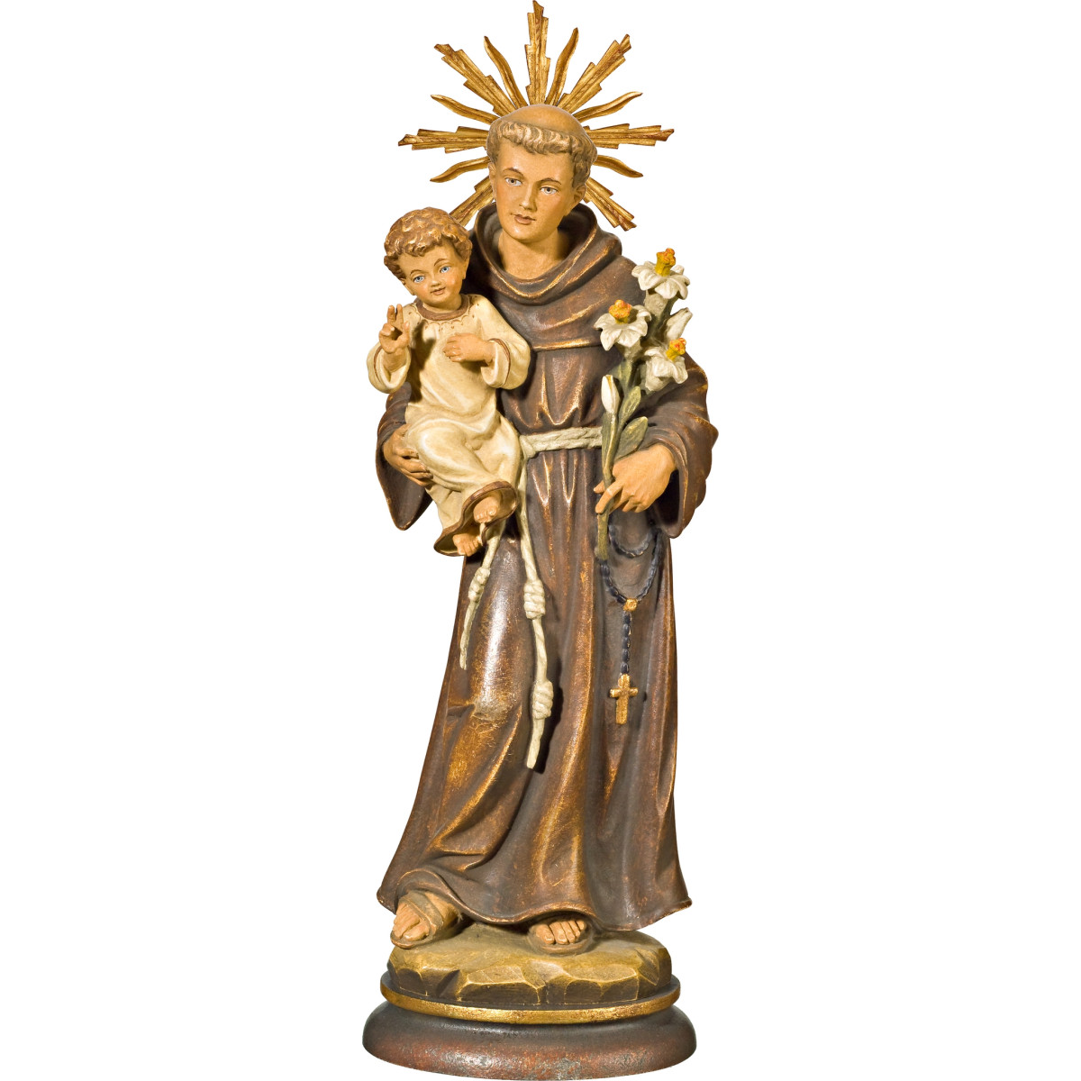 São Antonio com auréola