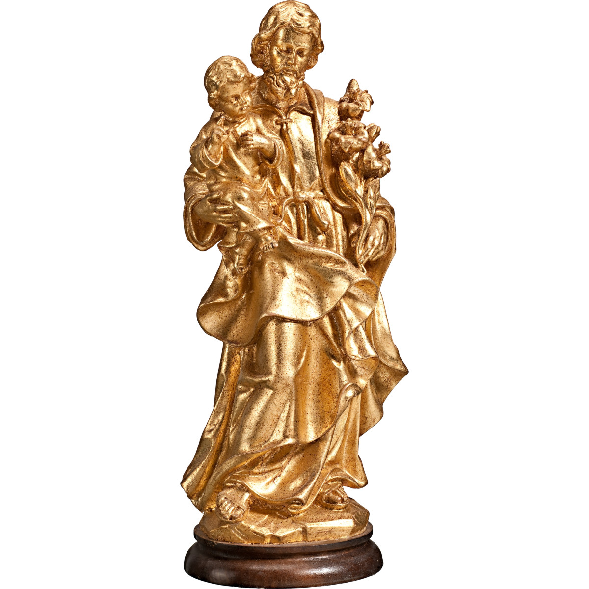 San Giuseppe in legno - Statue religiose artigianali