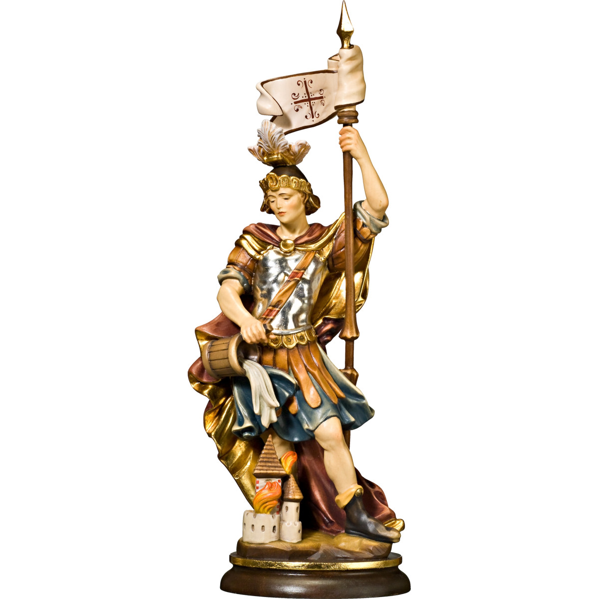 Saint Florian | Patron of firefighters wood statue