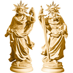 S. Pietro e S. Paolo con aureola