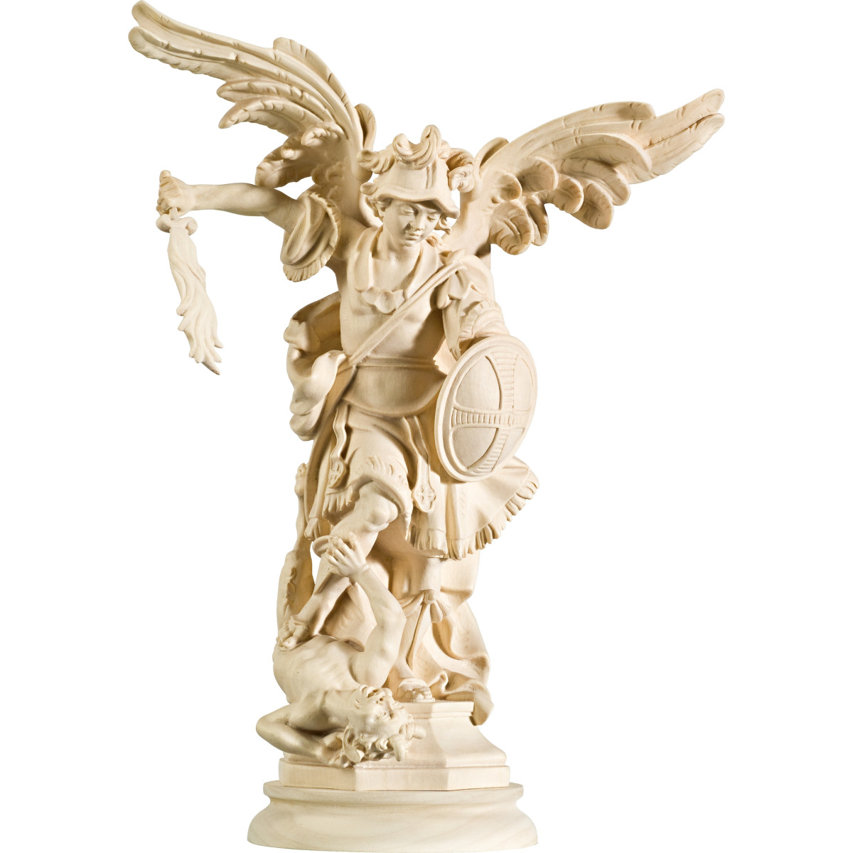 San Miguel Arcángel en madera | Val Gardena