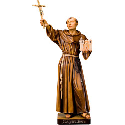 Statue San Junípero Serra in legno scolpito | Bergland