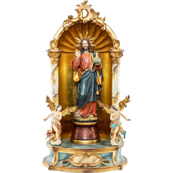 Salvator Mundi mit Gloriose - Hausaltar Barock