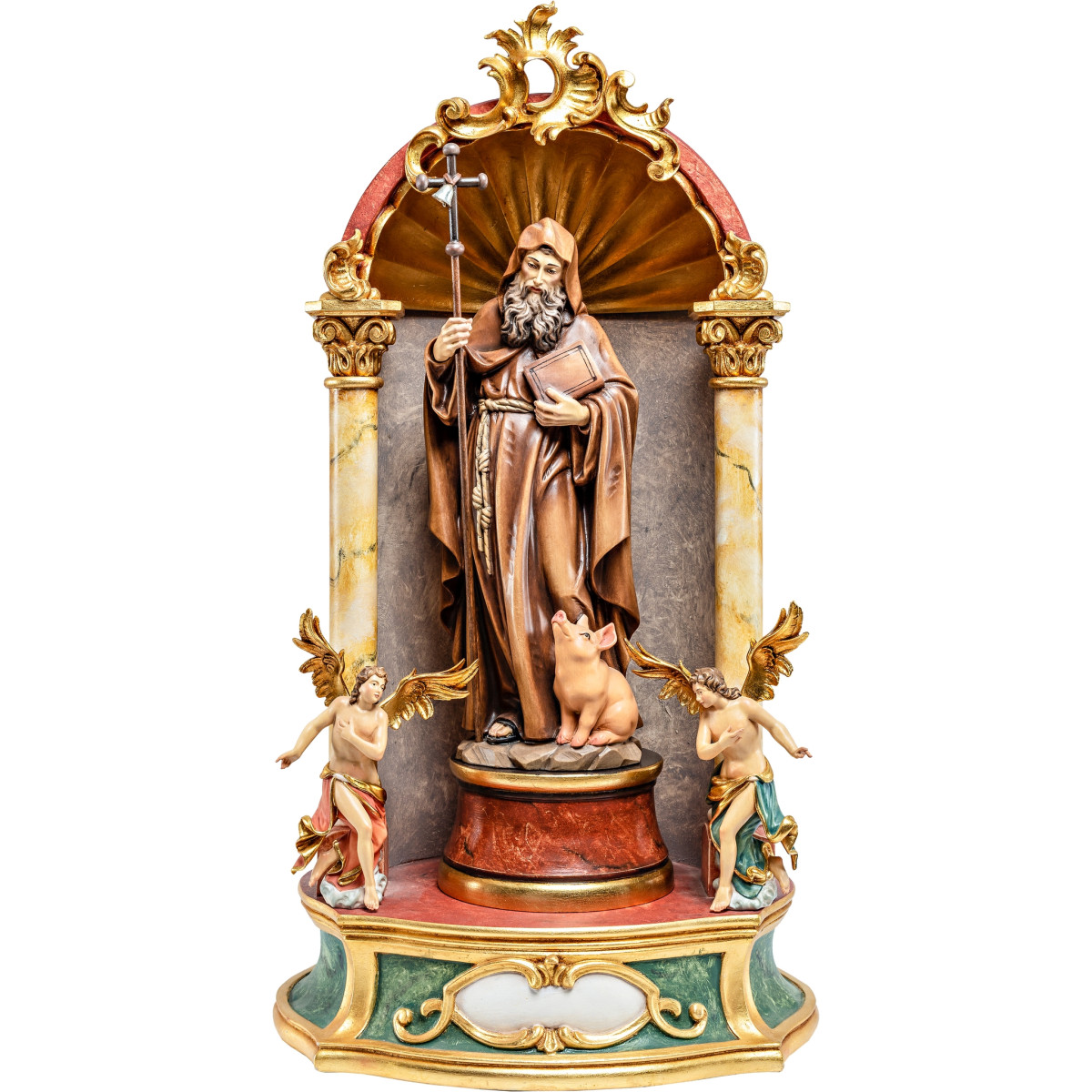 Hl. Antonius der Große - Hausaltar Barock