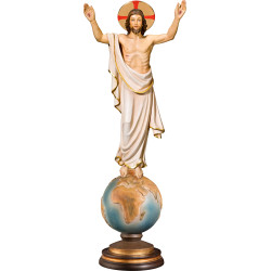Resurrection of Christ on globe
