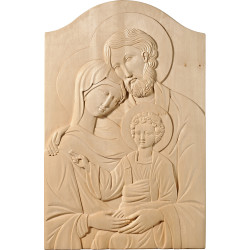 Icono bizantino de la Sagrada Familia