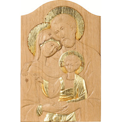 Icono bizantino de la Sagrada Familia
