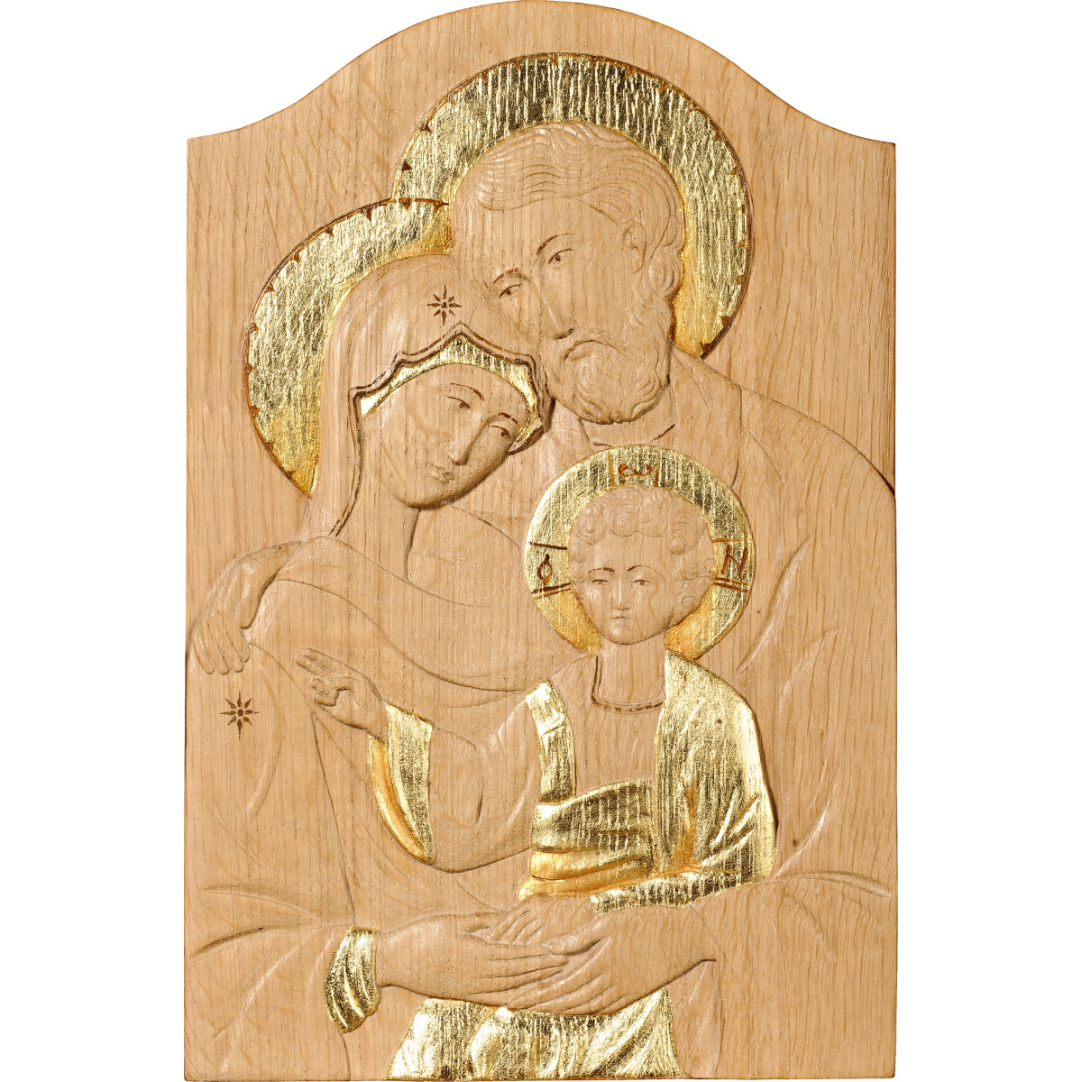 Icono bizantino de la Sagrada Familia