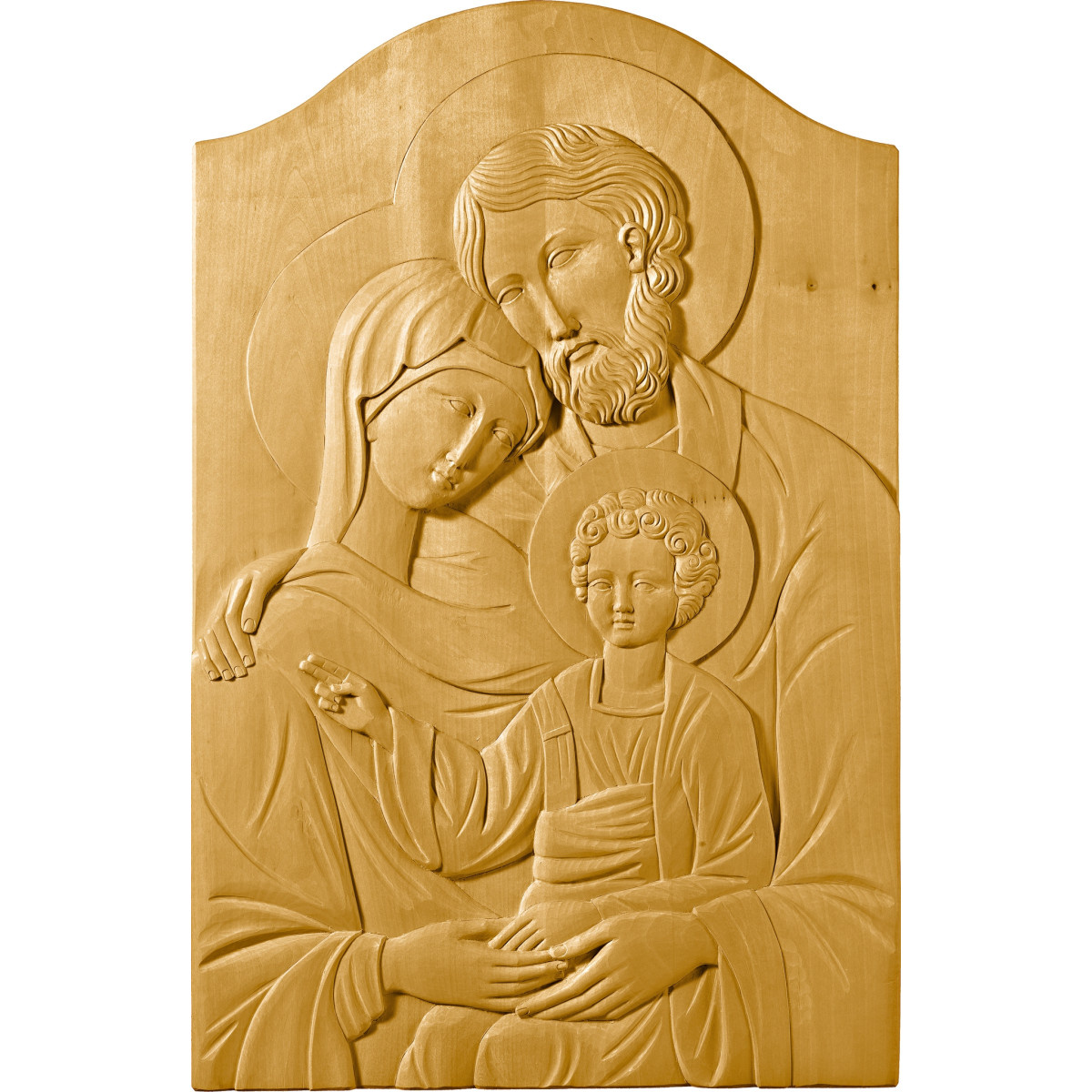 Icono bizantino de la Sagrada Familia