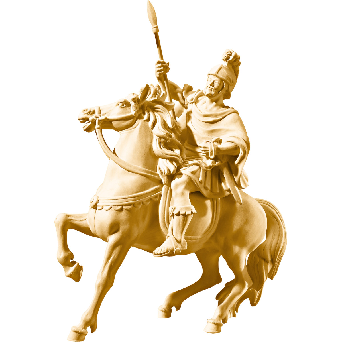 St. Longinus on horse (without base)