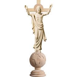 Ressurreição de Cristo em globo com cruz