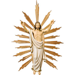 Ressurreição de Cristo de parede com resplendor