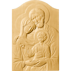 Icono bizantino de la Sagrada Familia