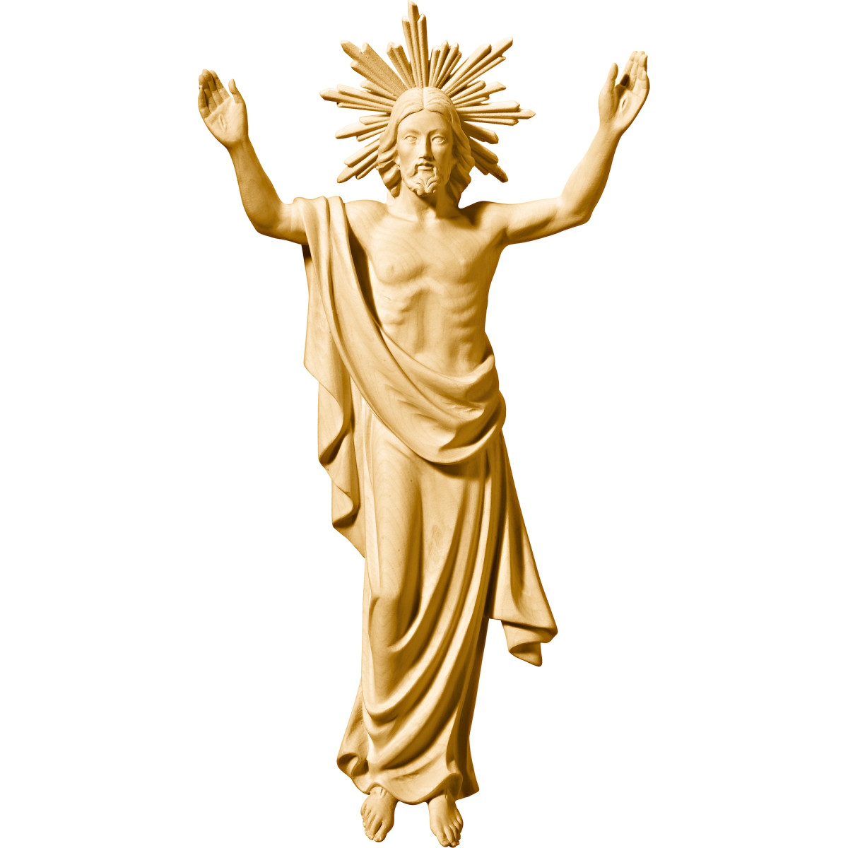 Cristo Risorto da parete con aureola