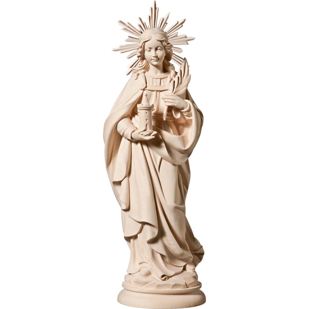 St. Barbara with aureole