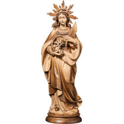 Santa Catarina da Alexandria com auréola