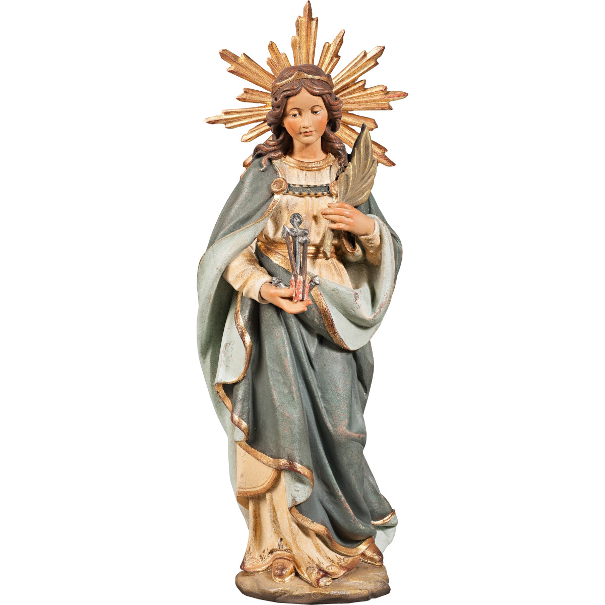 St. Philomena with aureole