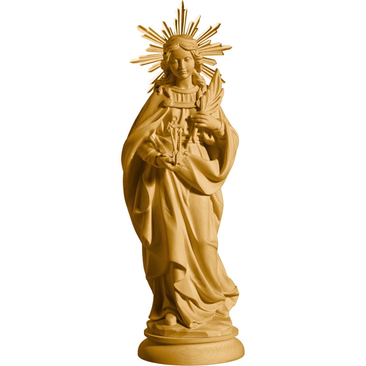 St. Philomena with aureole