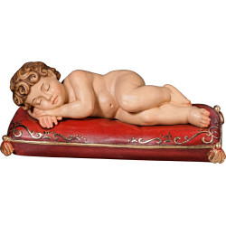 Jesus Child sleeping on pillow