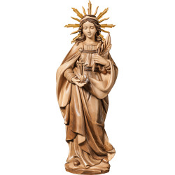 Santa Filomena con aureola