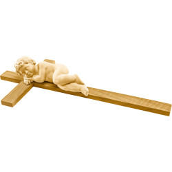 Gesù Bambino dormiente su croce