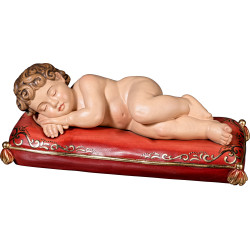 Jesus Child sleeping on pillow