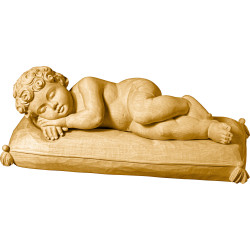 Gesù Bambino dormiente su cuscino