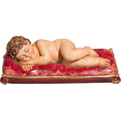 Gesù Bambino dormiente su cuscino