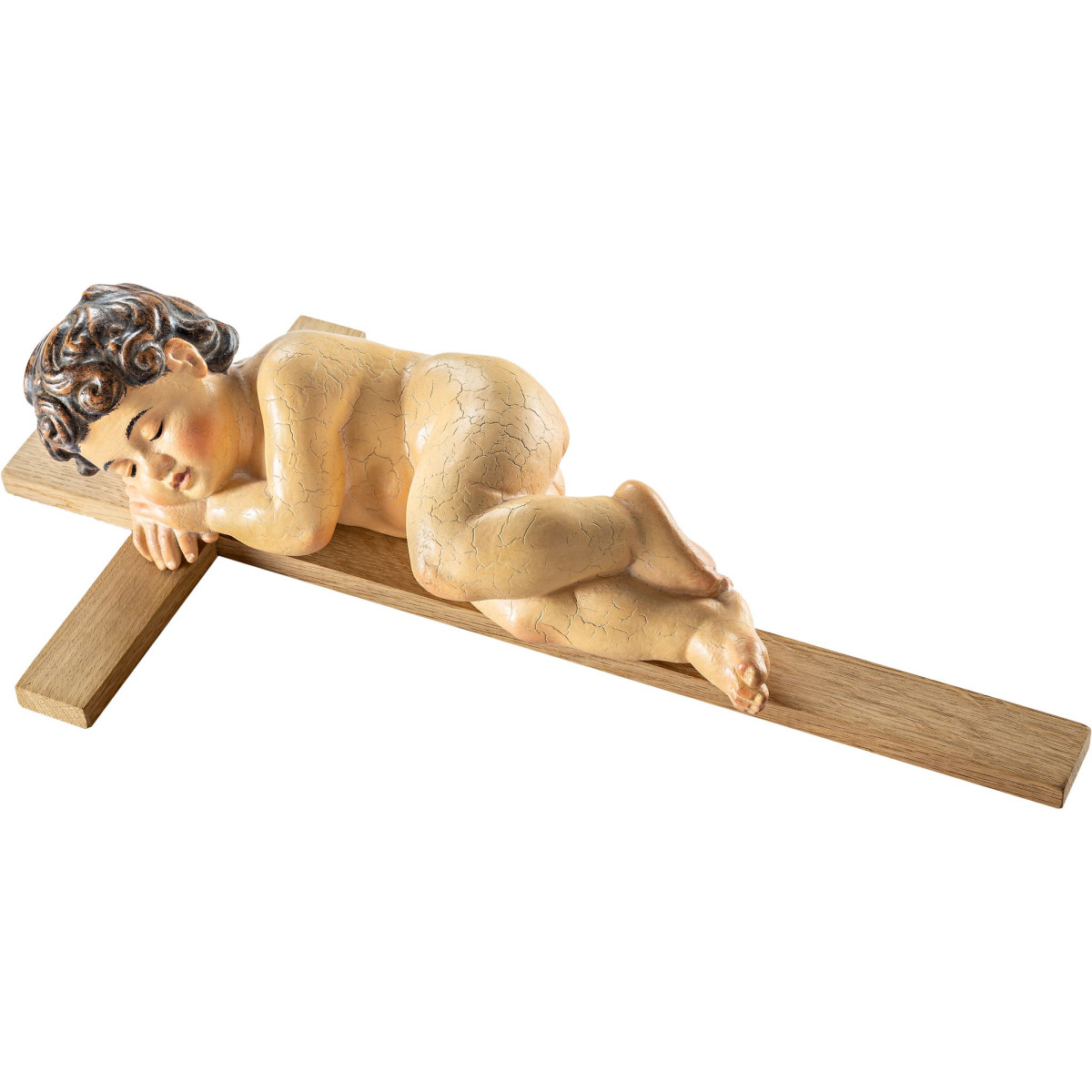 Menino Jesus dormindo em cruz