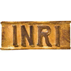 INRI para Cristo Románico en