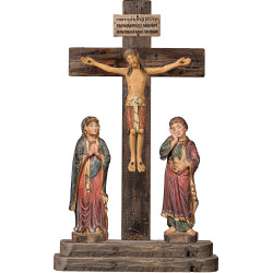 Romanische Kreuzigungsgruppe mit Titulus Crucis | Bergland
