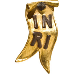 INRI Schild für Corpus Pisa in