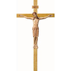 Corpus Romanic on oak cross