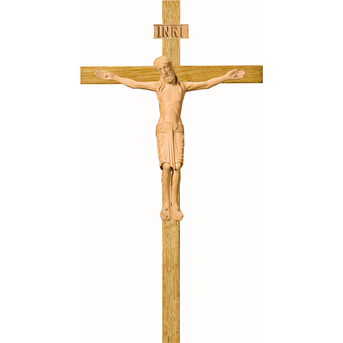 Corpus Romanic on oak cross