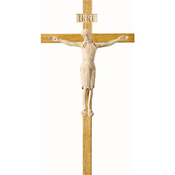 Corpus Romanic on oak cross