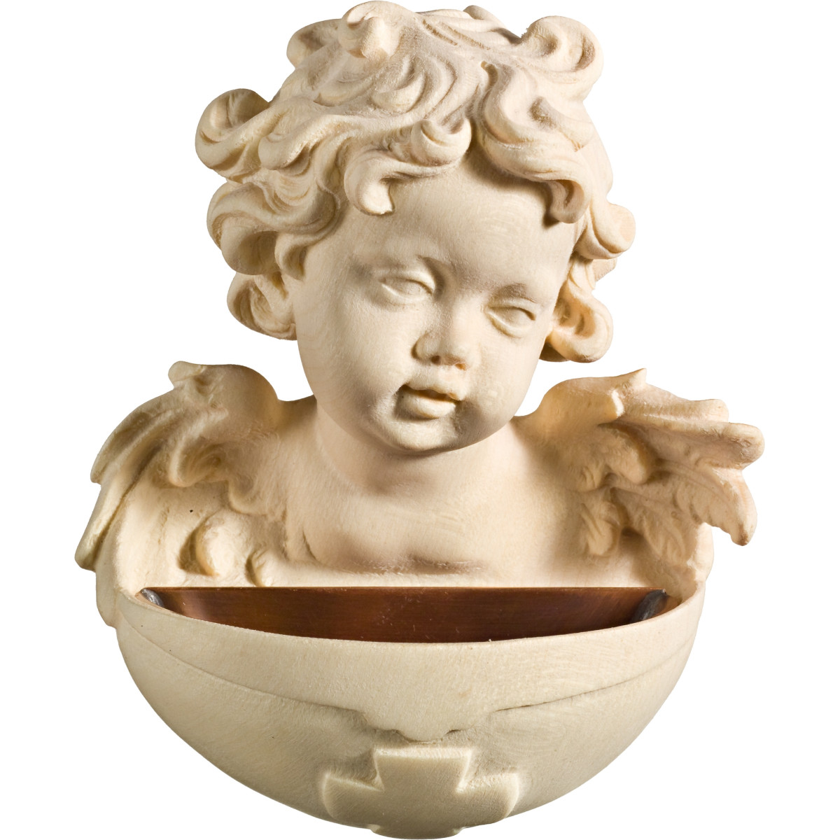 Acquasantiera testa di putto