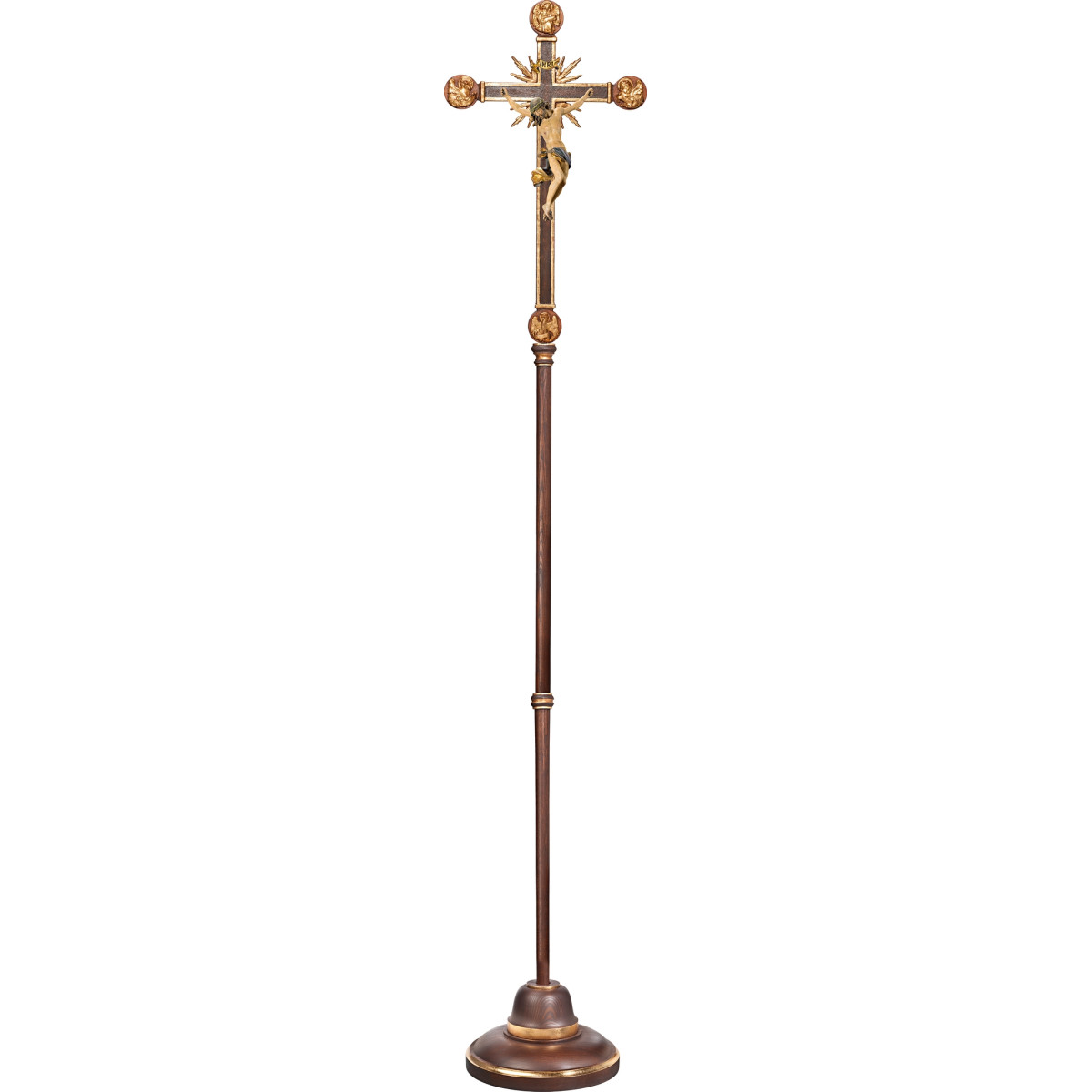 Croce astile + 6024STE + base