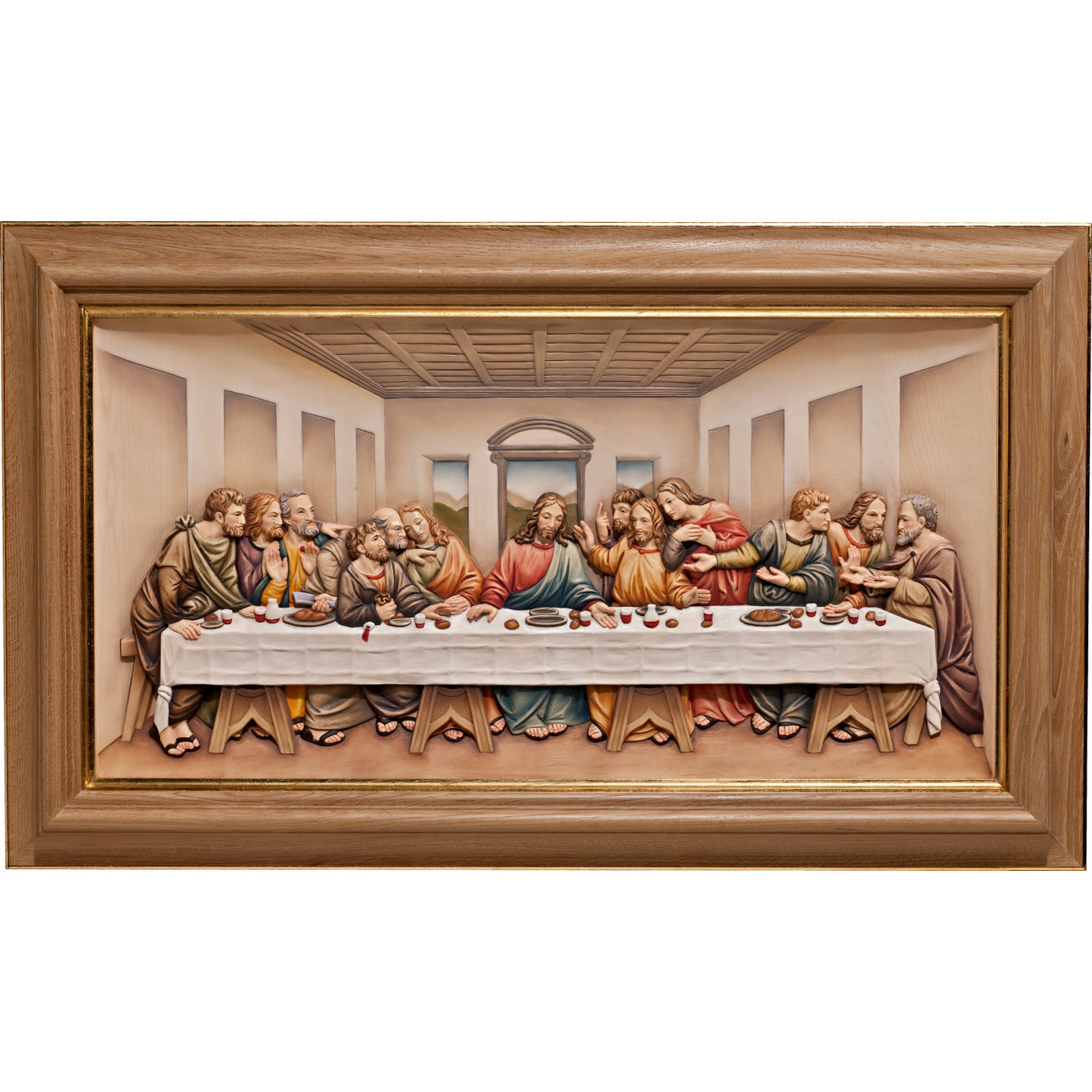 La Última Cena – Relieves en madera inspirados en da Vinci