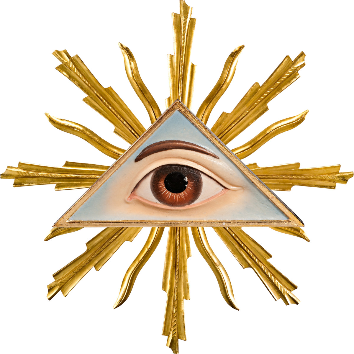 Olho de Deus com auréola