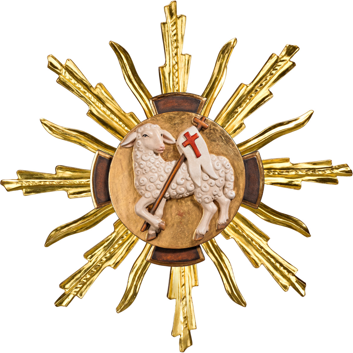 Agnello di Dio con aureola