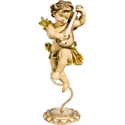 Putto Bergland Mandolino su piedistallo