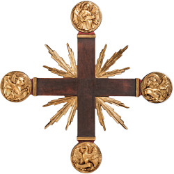 Croce con Evangelisti e raggi