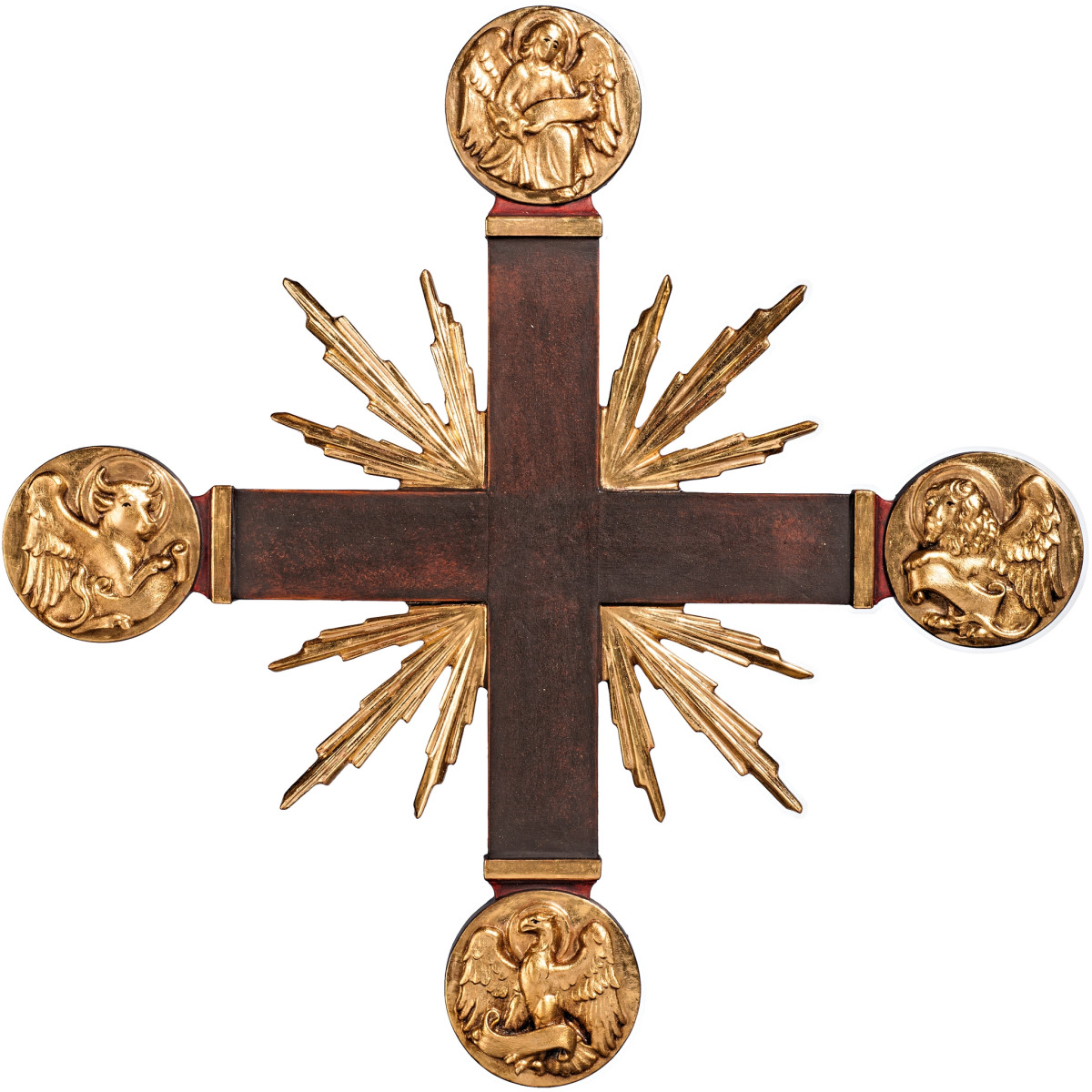 Croce con Evangelisti e raggi
