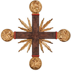 Croce con Evangelisti e raggi
