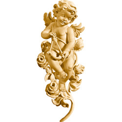 Anjo Bergland Cupido com rosas